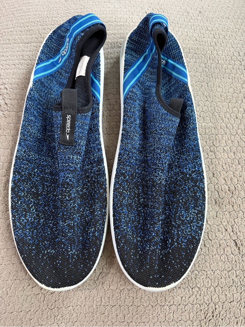 Speedo Men's Water Shoe Surfknit Pro Athletic Shoes Blue/Black Size 14